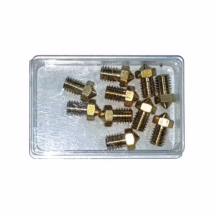 نازل پرینتر سه بعدی مدل brass04 کد 0.4 بسته 10 عددی