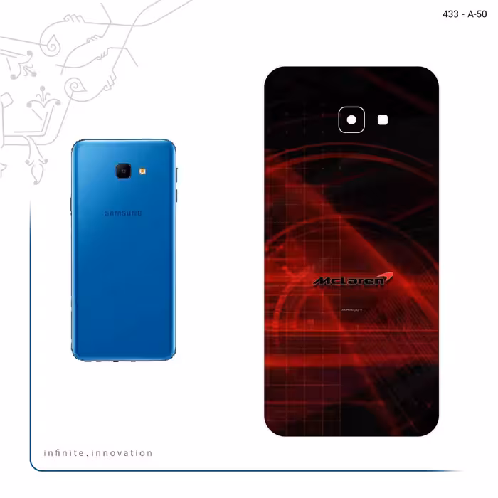 برچسب پوششی ماهوت مدل Mclaren مناسب برای گوشی موبایل سامسونگ Galaxy J4 Core