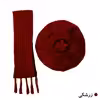 ست کلاه و شال گردن بافتنی بچگانه مدل فرانسوی کد C14
