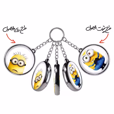 جاکلیدی خندالو طرح مینیون مدل دوطرفه کد 24492447