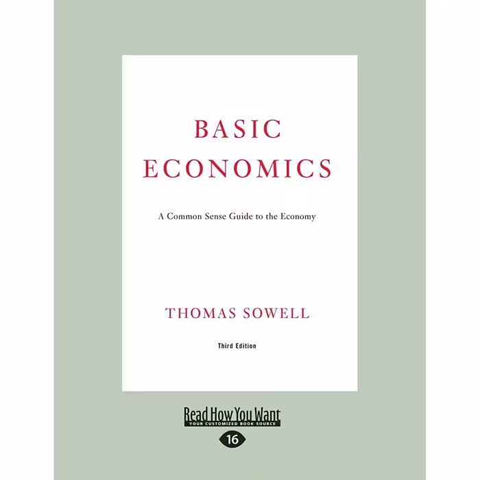 کتاب Basic Economics اثر Thomas Sowell انتشارات ReadHowYouWant