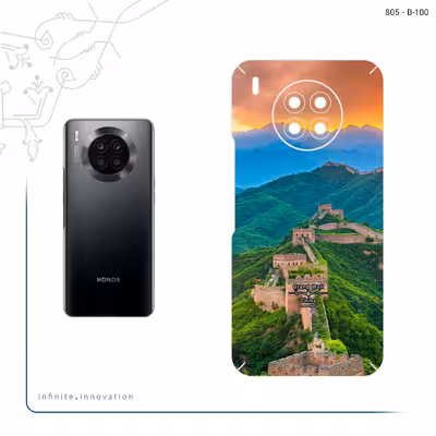 برچسب پوششی ماهوت مدل China Grand Wall مناسب برای گوشی موبایل آنر 50 Lite