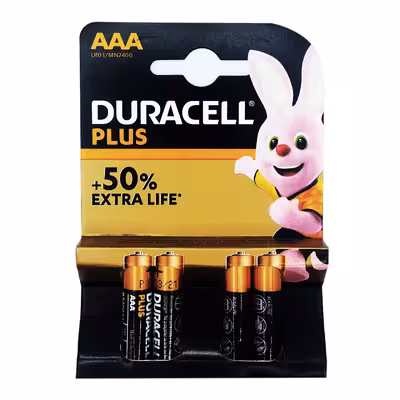 باتری نیم قلمی دوراسل مدل Plus-LR6 بسته 80 عددی