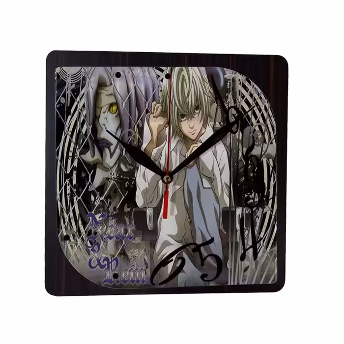 ساعت دیواری طرح انیمه دفترچه مرگ کد ty8