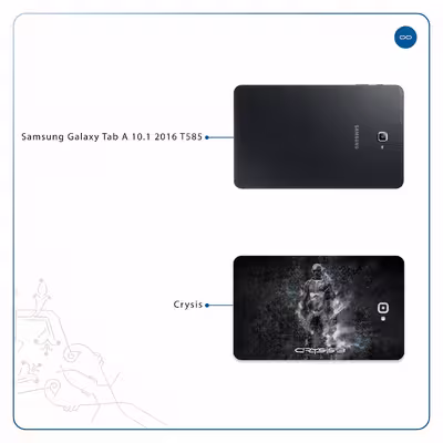 برچسب پوششی ماهوت مدل Crysis مناسب برای تبلت سامسونگ Galaxy Tab A 10.1 2016 T585