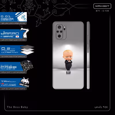 برچسب پوششی ماهوت مدل The Boss Baby-FullSkin مناسب برای گوشی موبایل شیائومی Poco M5s