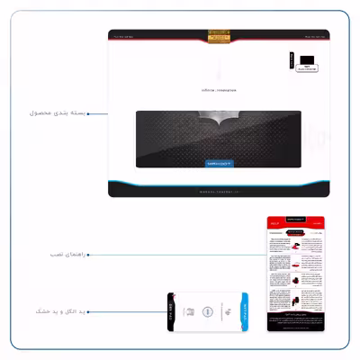 برچسب پوششی ماهوت مدل Batman مناسب برای تبلت اپل iPad Air 2 2014 A1566