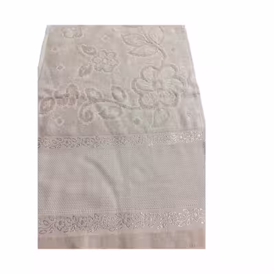 حوله دستی مدل گلدار ریشی کد 87