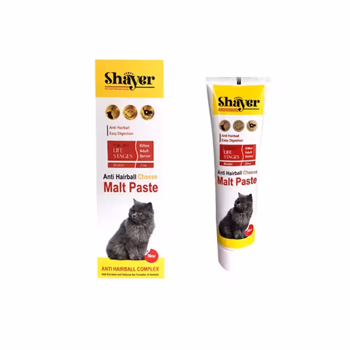 خمیر مالت گربه شایر مدل پنیر وزن 100 گرم