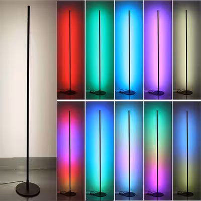 آباژور ایستاده ام کی ای لایتینگ مدل مدرن کد AL-RGB