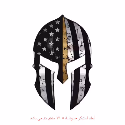 استیکر خودرو طرح وایکینگ کد 1147