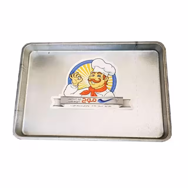 قالب کیک مستطیل کوتاه موج 40×30 سانتی متری