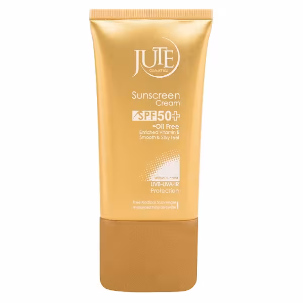 کرم ضد آفتاب بدون رنگ ژوت SPF 50 مدل smooth silky feel  مناسب پوست های چرب حجم 40 میلی لیتر ‌(انقضا1407/03)