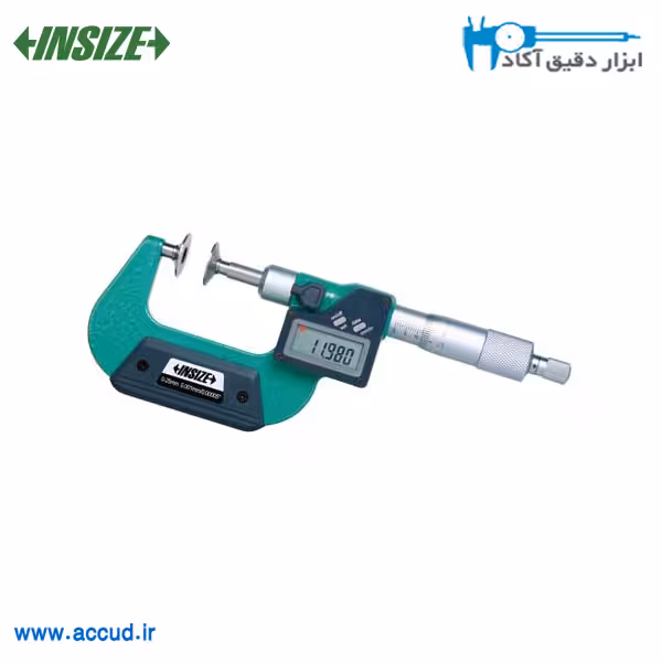 میکرومتر دیسکی دیجیتال 50-25 میلی متر INSIZE (اینسایز) مدل 3594-50