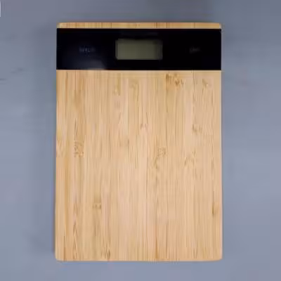 ترازو آشپزخانه مستطیل بامبو