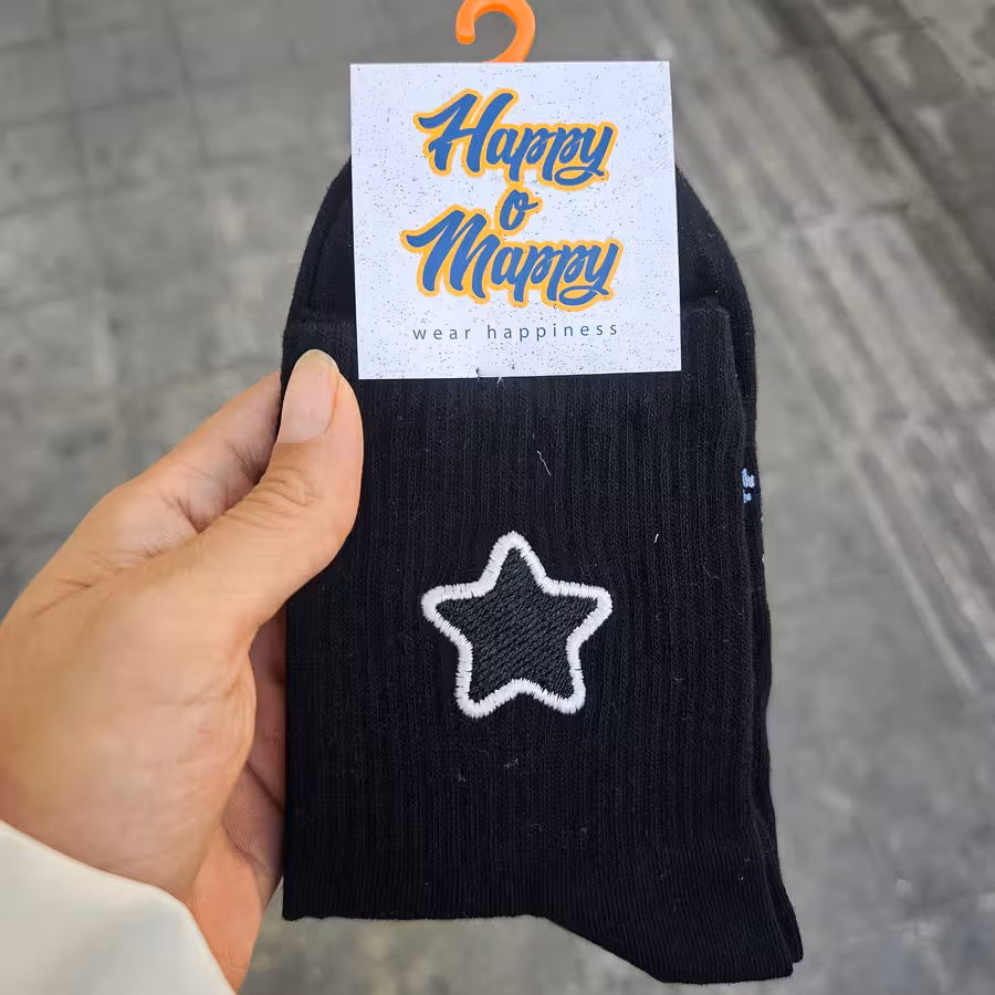 جوراب فانتزی طرح ستاره کد 27