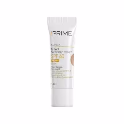 کرم ضد آفتاب Acnex پرایم SPF 60 حجم 40 میلی لیتر - بژ طبیعی