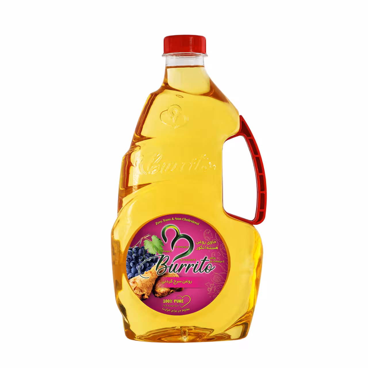 روغن سرخ کردنی حاوی روغن هسته انگور بوریتو 1550 میلی لیتری