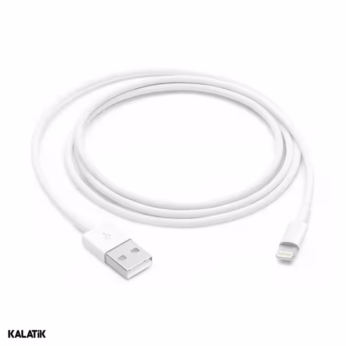 کابل تبدیل USB-A به لایتنینگ اپل آیفون 7 مدل Foxconn Taiwan 8IC به طول 1 متر-شارسل