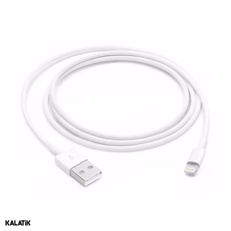 کابل تبدیل USB-A به لایتنینگ اپل آیفون 7 مدل Foxconn Taiwan 8IC به طول 1 متر-شارسل