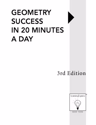 خرید و دانلود نسخه کامل کتاب Geometry Success in 20 Minutes a Day