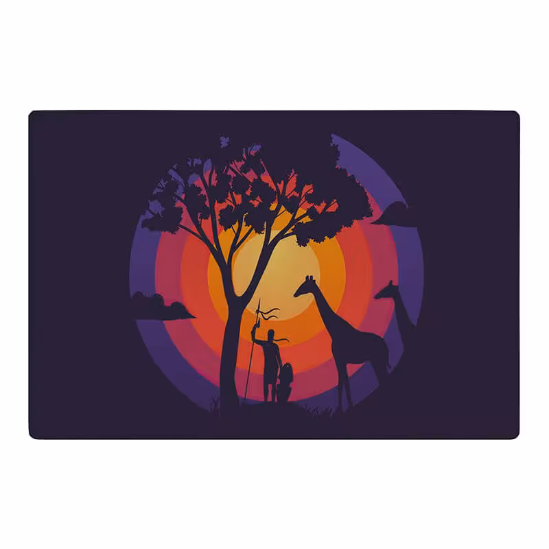 خرید و قیمت ماوس پد گیمینگ طرح درخت کد 4092