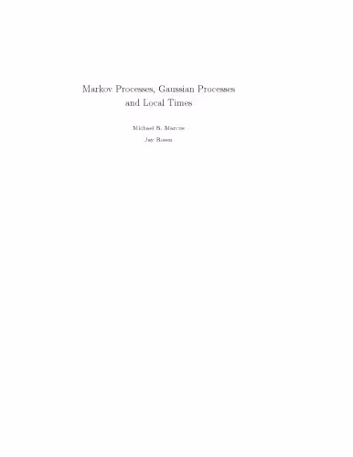 خرید و دانلود نسخه کامل کتاب Markov processes, Gaussian processes and local times