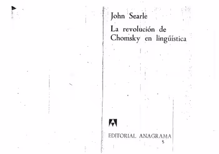 خرید و دانلود نسخه کامل کتاب La revolución de Chomsky en lingüística