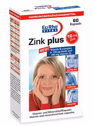 یوروویتال کپسول زینک پلاس10/جعبه ای