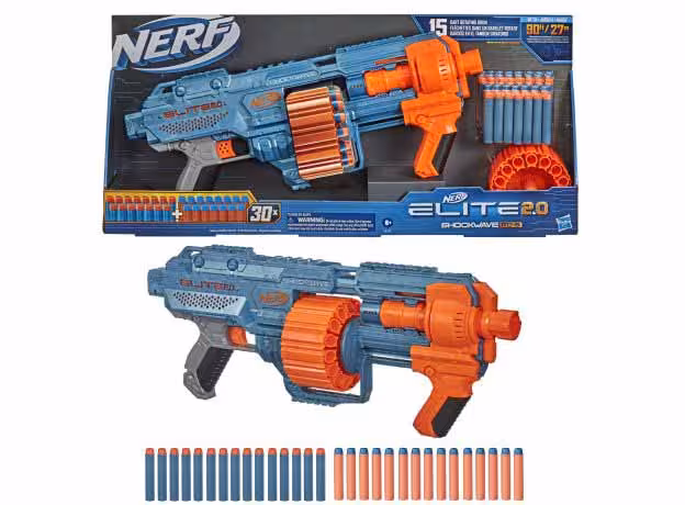 تفنگ نرف Nerf مدل Shockwave RD-15