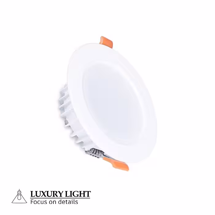 پنل توکار ال ای دی برش 75 میلی متر - رویه 107 میلی متر - مدل نورآوند