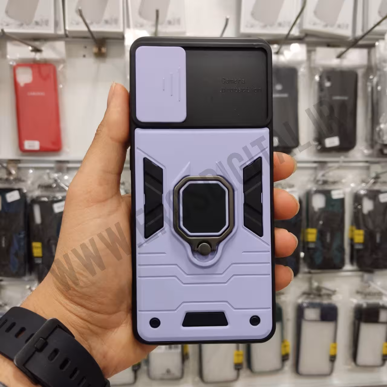 قاب ضد ضربه A31 محافظ لنز دار کشویی طرح بتمن