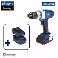 دریل پیچ گوشتی شارژی 20 ولت شپخ به همراه یک عدد باتری و یک عدد شارژر مدل 5909222900 - CDD45-20ProS AKKUSCHRAUBER