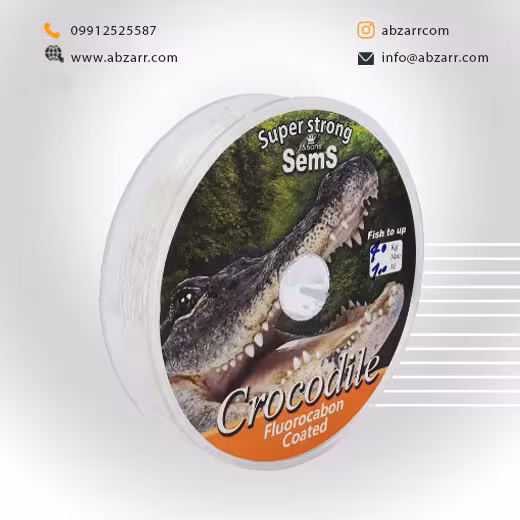 نخ ماهیگیری 100 متری مدل Crocodile سبز (( اقساط یک ساله ))