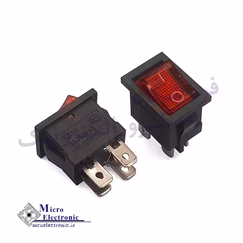 کلید راکر چراغدار KCD1-101N 4PIN