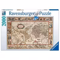 پازل 2000 قطعه Ravensburger طرح نقشه جهان از سال 1650