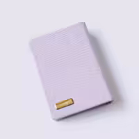 کلاسور جیبی 6 حلقه چرم یاسی راوی نوت (RAVINOTE)