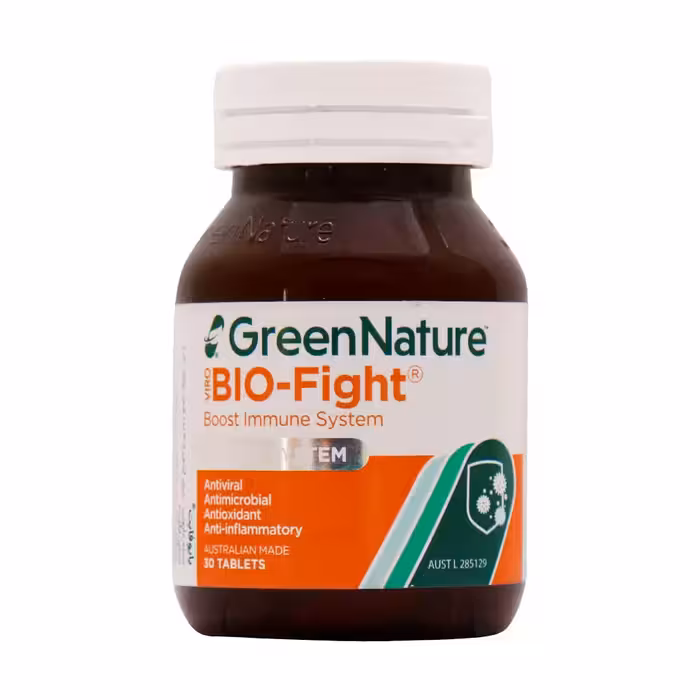 قرص بایو فایت گرین نیچر تقویت سیستم ایمنی و ریه 30 عدد  Green Nature BioFight 30 Tabs