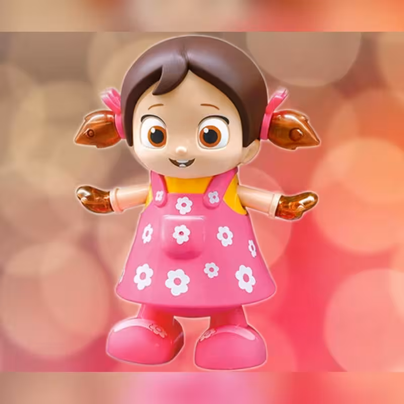 اسباب بازی عروسک دختربچه شاد موزیکال و چراغدار
