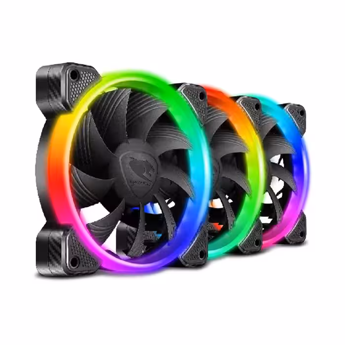 قیمت و خرید فن خنک کننده کیس کامپیوتر کوگار HPB 3-in1 RGB | یاس ارتباط