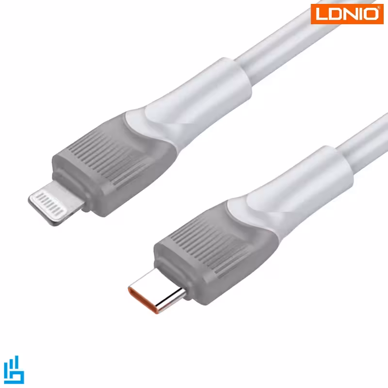 کابل تبدیل تایپ سی به لایتنینگ LC601 الدینیو LDNIO طول 1 متری | اکسلنت کالا