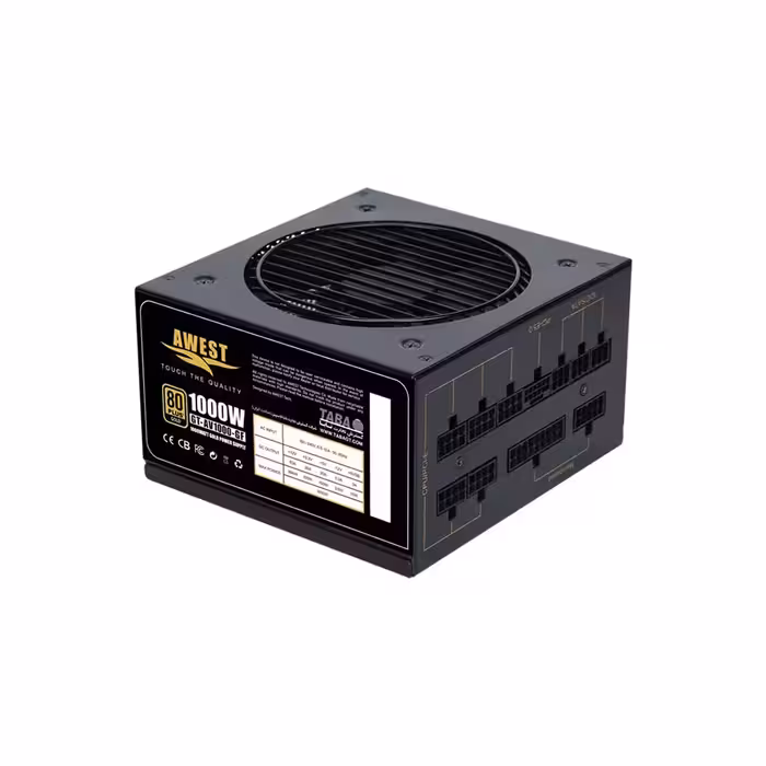 پاور اوست GT-AV1000-GF گلد فول ماژولار 1000 وات