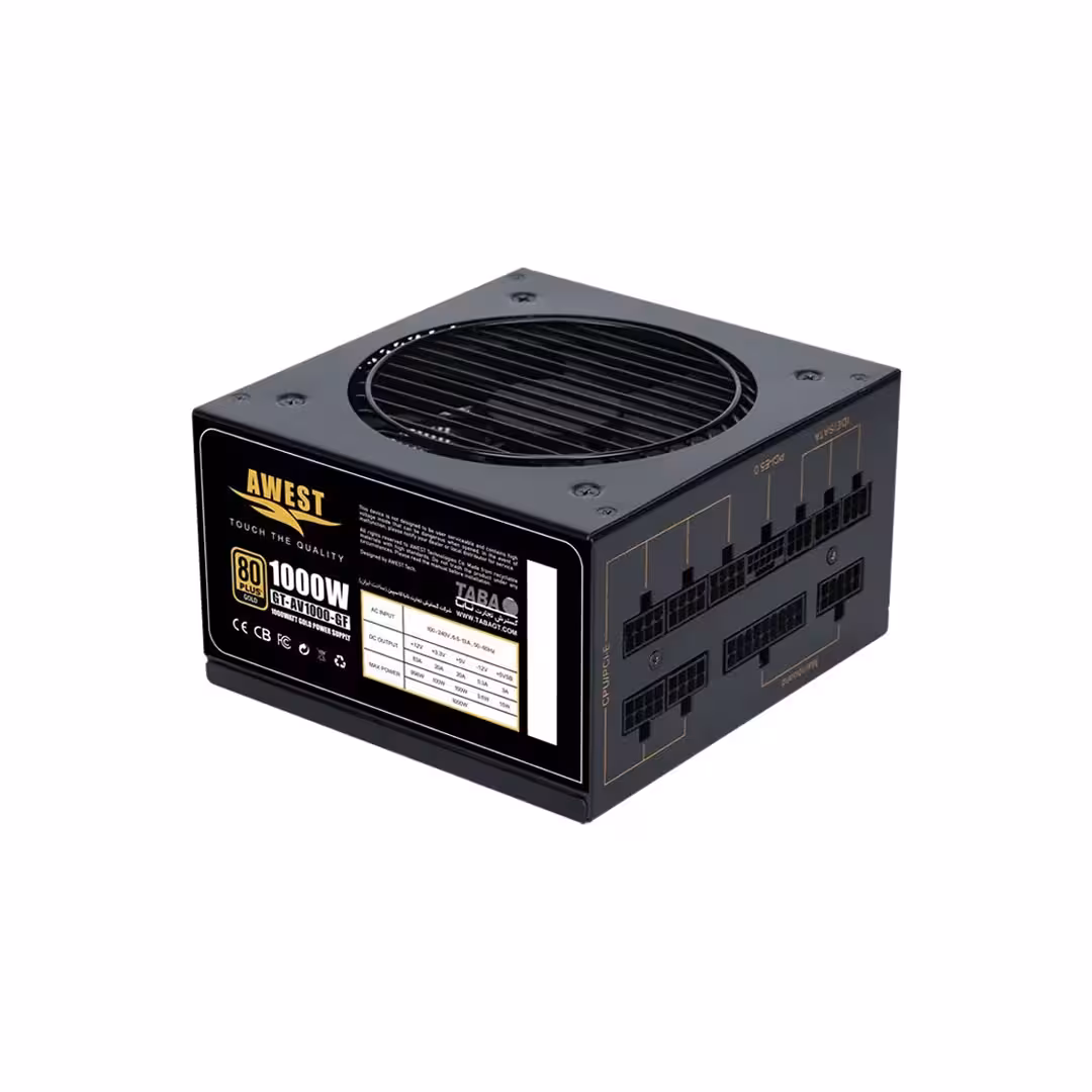 پاور اوست GT-AV1000-GF گلد فول ماژولار 1000 وات