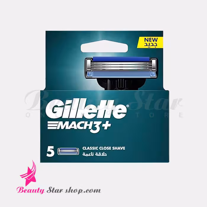تیغ یدک 3 لبه ژیلت مدل Mach3 Turbo بسته 5 عددی