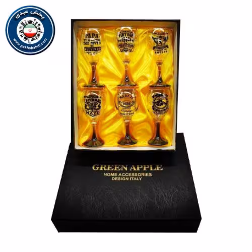 سرویس گیلاس خوری 6 عددی گرین اپل w52