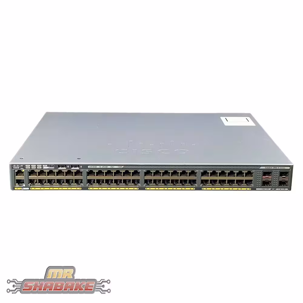 قیمت و خرید سوئیچ سیسکو WS-C2960X-48FPS-L | مستر شبکه