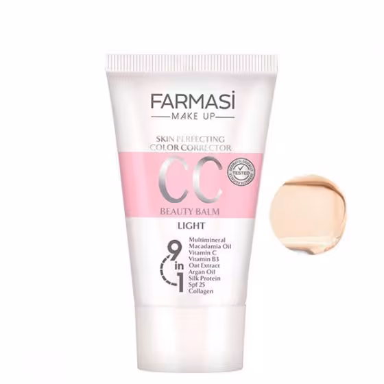 سی سی کرم فارماسی رنگ روشن 01 FARMASi MAKE UP CC COLOR CONTROL LIGHT