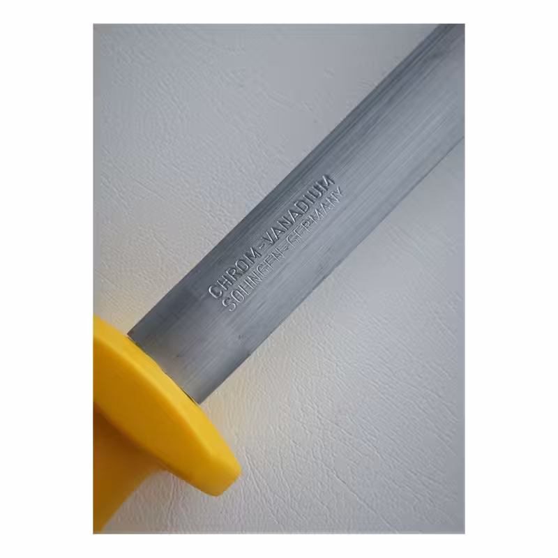 چاقوتیزکن یا مصقل قصابی تخت کروم-وانادیوم زولینگن (Solingen) 20 سانتی‌متر – ساخت آلمان