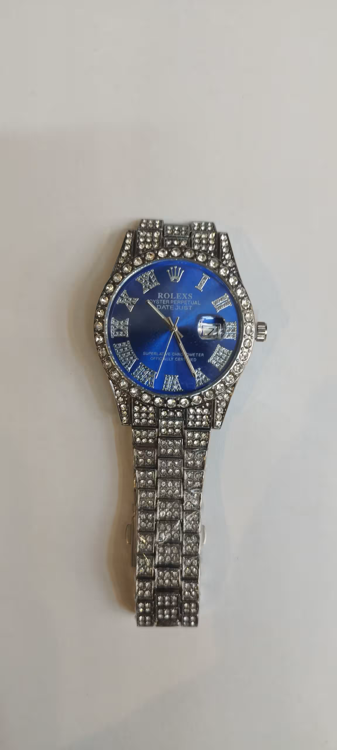 ساعت رولکس فول استون نگین دار و تاریخ دار