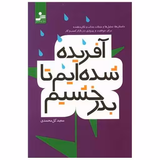 کتاب آفریده شده ایم تا بدرخشیم اثر سعید گل محمدی
